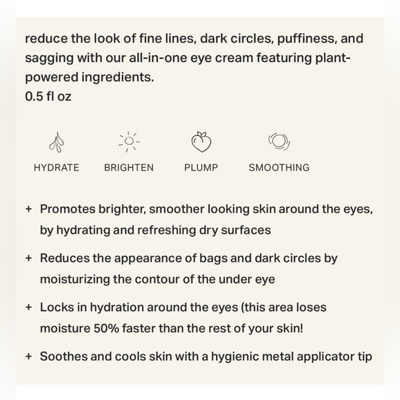 Cocokind Revitalizing Eye Cream NEW IN BOX For fine lines/dark circles/puffiness - Picture 7 of 15